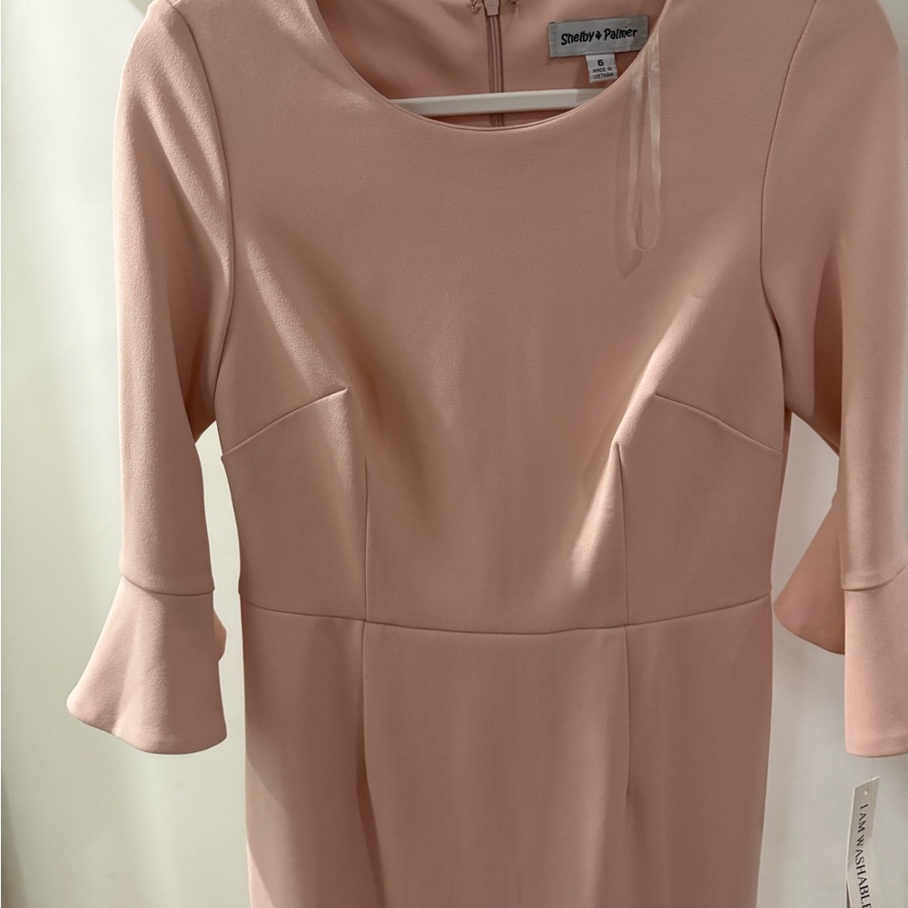 Shelby & Palmer Pink Women's Dress Size 6 New With Tags Style F660 D Blush